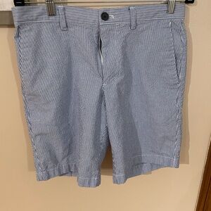 Men's Blue Striped Shorts